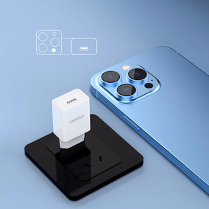 Dudao A4EU USB-A 2.1A sienas lādētājs - balts + USB-A - Lightning kabelis
