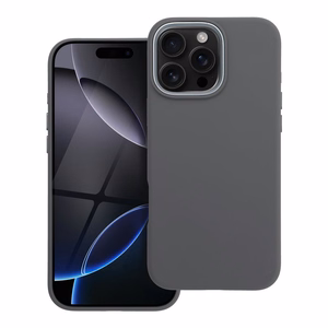Maciņš priekš iPhone 16 PRO MAX Forcell F-Protect Frame Premium saderīgs ar Magsafe pelēks