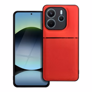 NOBLE viedtālruņa apvalks XIAOMI Redmi Note 14 4G (GLOBAL - 163,25mm x 76,55mm x 8,16mm) sarkans