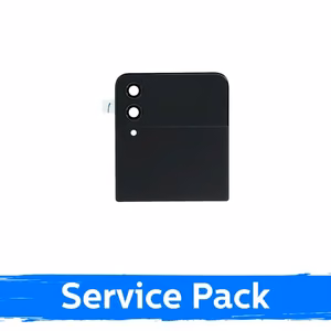 LCD Displejs Saderīgs ar Samsung F721 Z Flip4 (OUTER) Ar Frame / Graphite / (Service Pack)