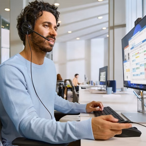 HP Poly Mission 425 USB vadu austiņas ar mikrofonu