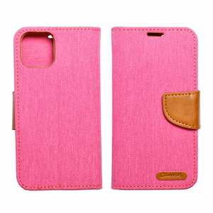 Flip case for Samsung A14 4G / A14 5G Canvas Book pink