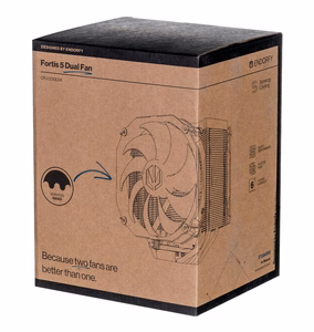 ENDORFY FORTIS 5 DUAL FAN SPC307 procesora dzesētājs PC ventilators 14/12 cm melns