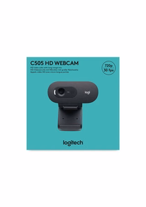 Logitech C505 tīmekļa kamera 1280 x 720 px USB melna