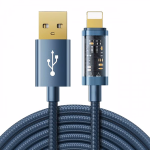 USB kabelis Joyroom S-UL012A20 zils Lightning 200cm (līdz 20W)