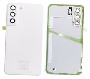 Aizmugurējais vāks Samsung G990 S21 FE 5G balts oriģināls (lietots Grade B)