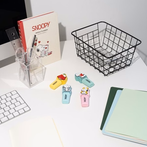 Snoopy – 4 krāsu marķieru komplekts ar 3D dekoru