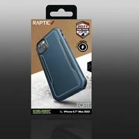 Raptic X-Doria Fort Case iPhone 14 ar MagSafe bruņotu vāciņu - zilais