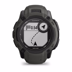 Garmin Instinct 2X Solar digitālais GPS viedpulkstenis, 2,79 cm (1,1"), MIP, 50 mm, 176 × 176 pikseļi, skārienekrāns, grafīta krāsa, satelīta GPS