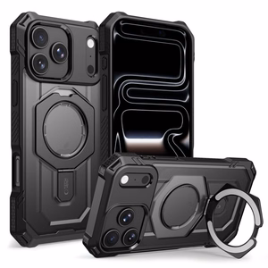 Tech-Protect MagForce MagSafe maciņš modelim iPhone 17 Pro / 18 Pro – matēts melns