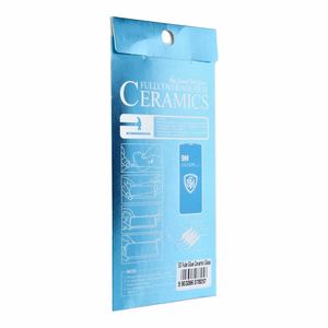 5D Full Glue Ceramic keramikas ekrāna aizsargs iPhone 16 Pro / 17 / 17 Pro, melna