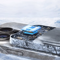 Mini magnētiskais portatīvais lādētājs Joyroom JR-W020 5000mAh USB-A USB-C 20W (melns) + USB-C / USB-C kabelis