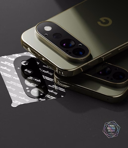 Ringke Tempered Glass kameras objektīvu aizsargs modelim Google Pixel 11 Pro, 2 gab. – melns
