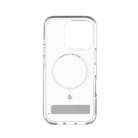 ZAGG Crystal Palace Snap Magnētiskais viedtālruņa apvalks ar statīvu iPhone 16 Pro - Caurspīdīgs