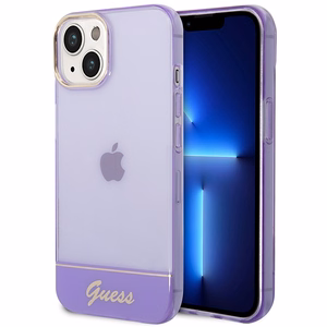 Guess GUHCP14MHGCOU iPhone 14 Plus 6.7 "violet / purple hardcase Translucent
