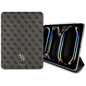 Guess GUFC13PM24PS4SGW iPad Pro 13" 2024 brūns Magnētiskais 4G Liels Logotips