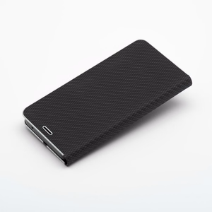 Flip case for Xiaomi Redmi NOTE 14 4G (GLOBAL - 164,84mm x 78,15mm x 8,16mm) Luna Book Carbon black