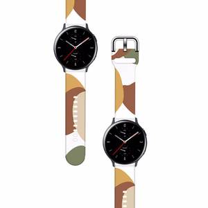 Moro pulksteņa siksna Samsung Galaxy Watch 45 / 46 / 47 mm no silikona - modelis 4