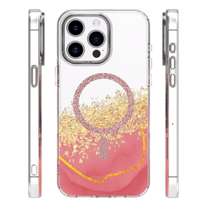 Epoxy Mag case for iPhone 15 Pro 6,1" pink