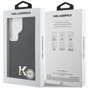 Karl Lagerfeld maciņš K Metal Logo MagSafe Samsung Galaxy S26 Ultra melns