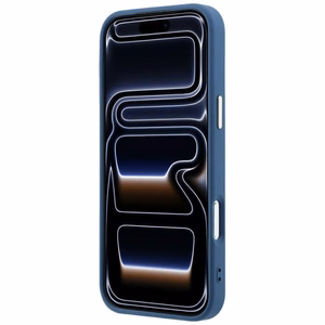 Guess 4G & Big Resin Logo maciņš iPhone 17 Pro Max / 18 Pro Max, gaiši zils