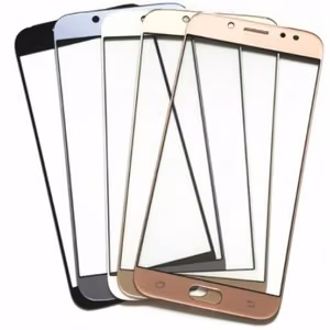 Outer Screen Glass Compatible With Samsung J730 J7 2017 Silver / Light Blue HQ