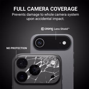 Crong Lens Shield kameras objektīvu stikla aizsargs iPhone 17