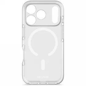 Decoded DropTec caurspīdīgs aizmugures Magnētiskais viedtālruņa apvalks iPhone 17 Pro Max – daļēji caurspīdīgs