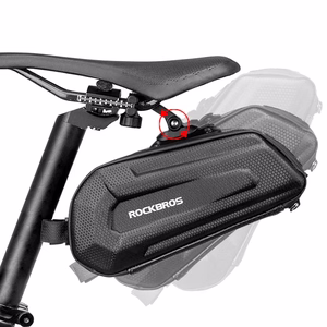 Rockbros B69 velosipēda sēdekļa soma 1.8 l ar vieglas noņemšanas sistēmu - melna