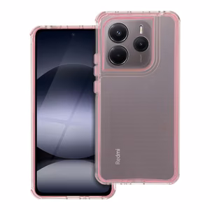 MATRIX CLEAR viedtālruņa apvalks XIAOMI Redmi Note 14 5G pūderrozā