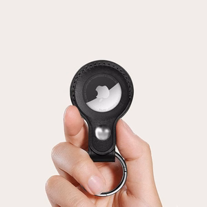Чехол Tech-Protect NaturalFit для Apple AirTag 1/2 - чёрный