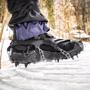REBEL ACTIVE pretslīdes uzlikas ar radzēm pārgājienu apaviem, XS izmērs, 28–32