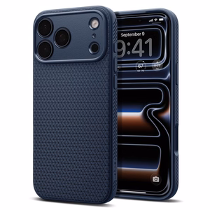 Spigen Liquid Air maciņš modelim iPhone 18 Pro / 17 Pro – krāsa: tumši zila