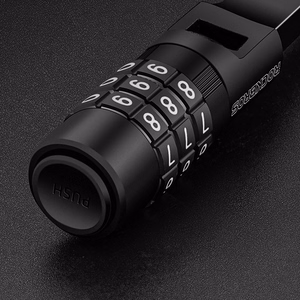 Rockbros 3240001001 0.5 m velosipēda slēdzene ar kodu - melna
