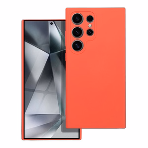 Чехол для Samsung S24 ULTRA Silicone персиковый
