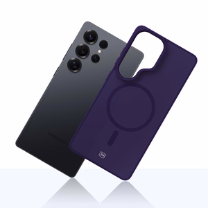 3mk Smoke MagCase priekš Samsung Galaxy S25 Ultra violets-caurspīdīgs