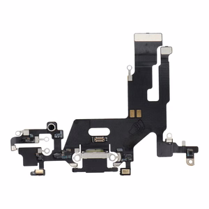 Uzlādes fleksis USB IPHONE 11 melns (lietots)
