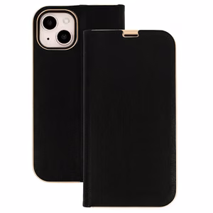 Grāmatas apvalks ar rāmi Iphone 12 Pro Max melns