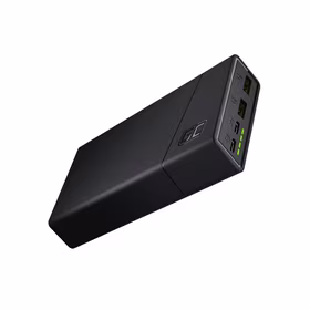portatīvais lādētājs zaļš Cell GC PowerPlay20 20000mAh with fast charging 2x USB Ultra Charge and 2x USB-C Power Delivery 18W