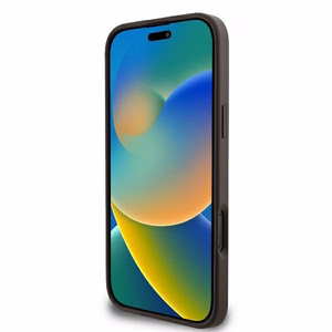 Guess 4G Lielā Logotipa viedtālruņa apvalks iPhone 16 Pro Max - brūna