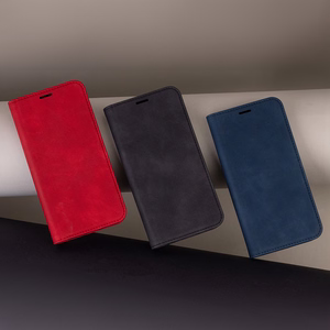 Smart Suede viedtālruņa apvalks Samsung Galaxy A15 4G / A15 5G melns