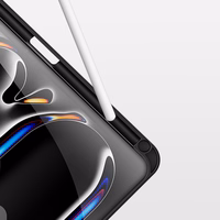 Dux Ducis Domo viedtālruņa apvalks ar atloku un viedo miega režīmu iPad Pro 11" 2024 - melns