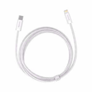 Baseus Dynamic USB-C kabelis Lightning, 23 W, 1 m (balts)