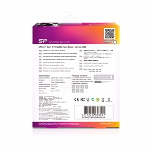 Silicon Power Armor A60 ārējais cietais disks 5000 GB melns, zaļš