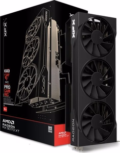 Grafiskā karte XFX Swift RX 9070XT 3-FAN Gaming E. 16G