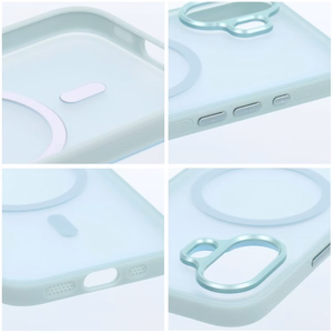 Case for iPhone 16 Flexline Mag Cover compatible with MagSafe green