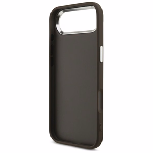 GUESS viedtālruņa apvalks IPHONE 17 Air GUHCP17MP4G4SMCW (4G PU ādas apvalks ar lielu 4G un klasisko logotipu un sudraba metāla kameras rāmi) brūns