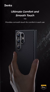 Benks Magnētiskais Armor Pro Kevlar apvalks viedtālrunim Samsung Galaxy S24 Plus (0041) 600D - melns