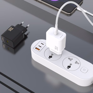 Dudao A27CEU PD 25W GaN SB-C Wall Lādētājs with USB-C Kabelis - Balts