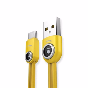 REMAX kabelis Lemen RC-101m - USB uz Micro USB - dzeltens